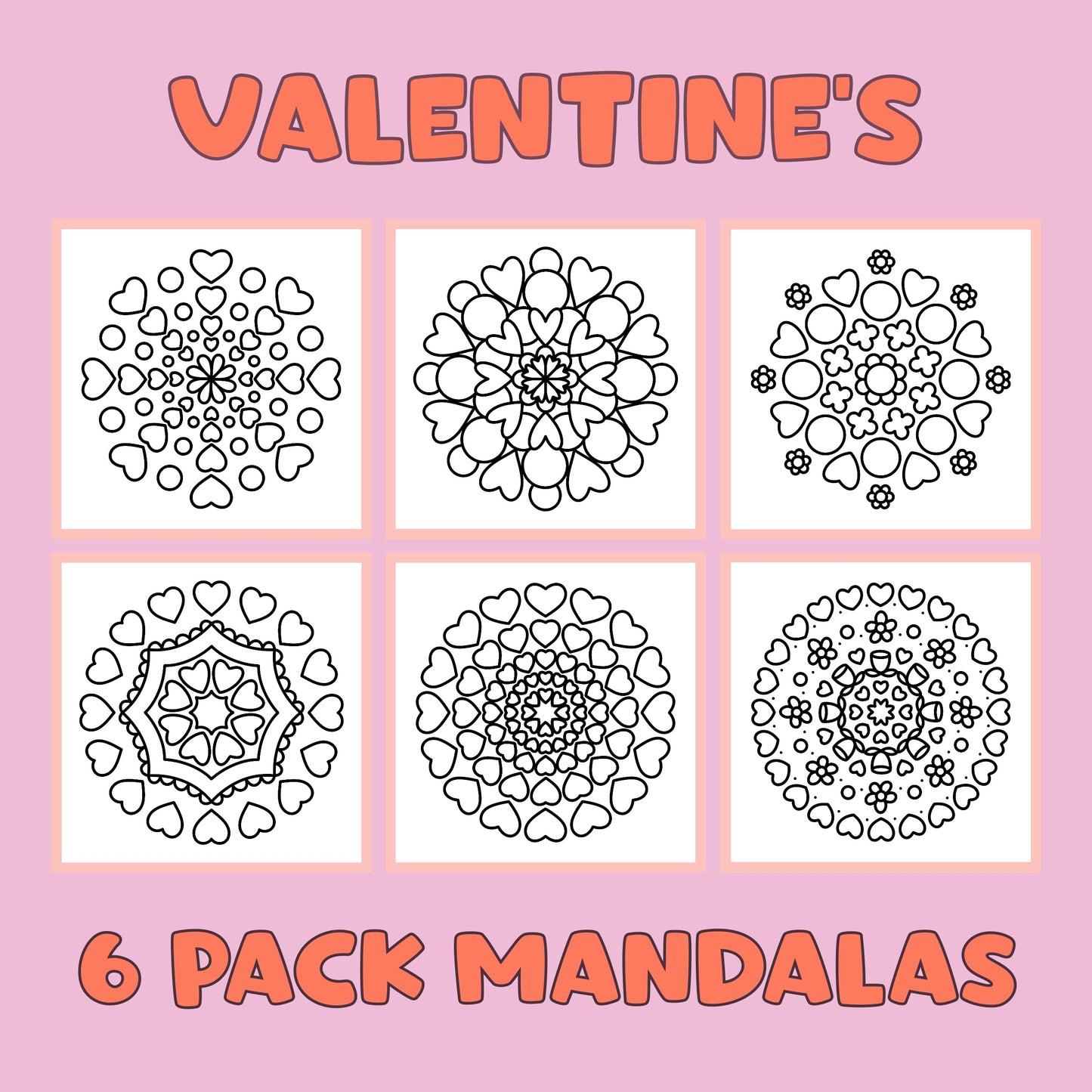 Valentine’s Mandalas